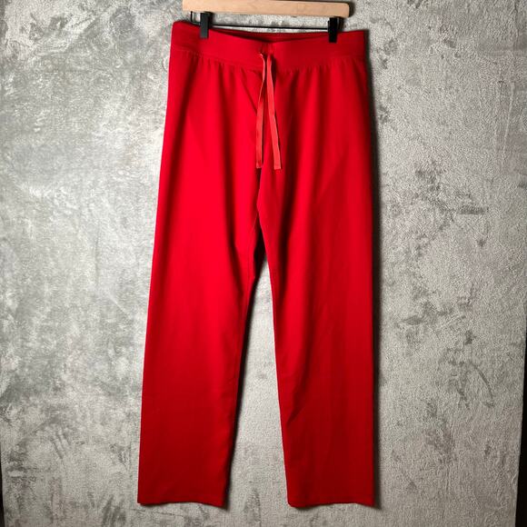 Figs Pants - Figs Livingston Basic Scrub Pants Size Medium Tall Red Nurse
